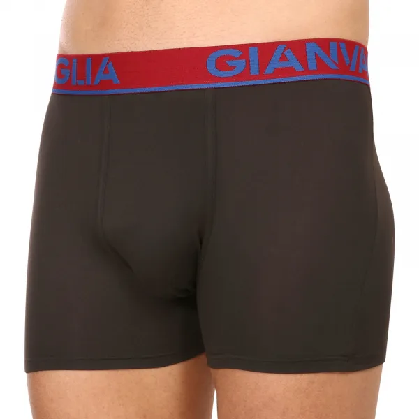 5PACK pánske boxerky Gianvaglia čierne (GVG-5010) M, trenky