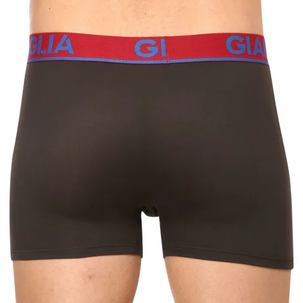 5PACK pánske boxerky Gianvaglia čierne (GVG-5010) M, trenky