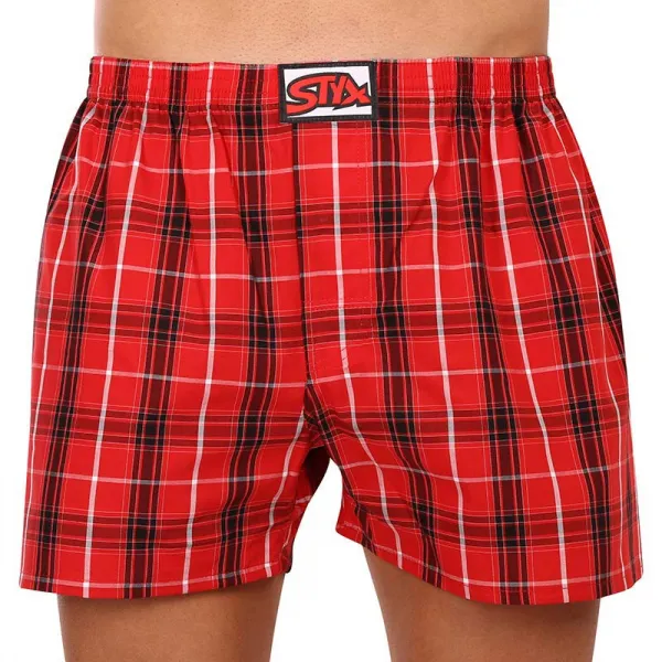 3PACK pánske trenky Styx klasická guma viacfarebné (3A0913) M, trenírky