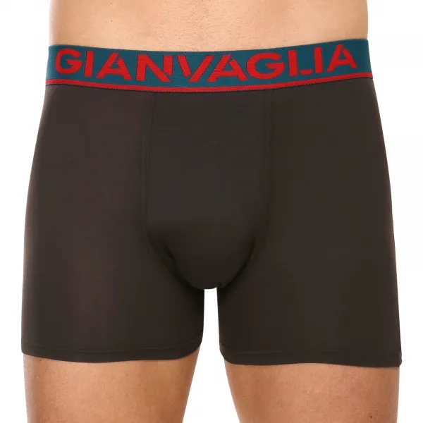 5PACK pánske boxerky Gianvaglia čierne (GVG-5010) M, trenky