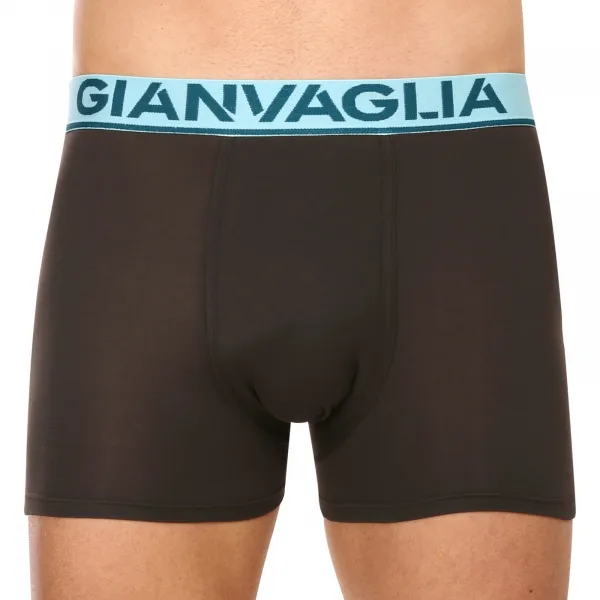 5PACK pánske boxerky Gianvaglia čierne (GVG-5010) M, trenky
