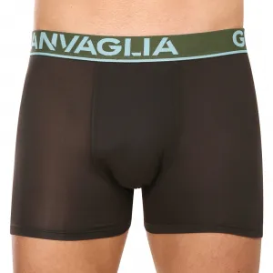 5PACK pánske boxerky Gianvaglia čierne (GVG-5010) M, trenky