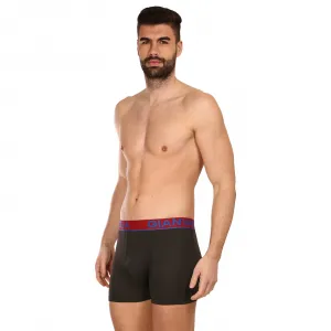 5PACK pánske boxerky Gianvaglia čierne (GVG-5010) M, trenky