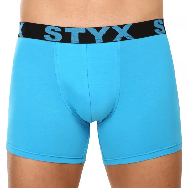 3PACK pánske boxerky Styx long športová guma viacfarebné (3U96789) S, trenky