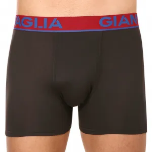 5PACK pánske boxerky Gianvaglia čierne (GVG-5010) M, trenky