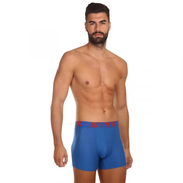 3PACK pánske boxerky Styx long športová guma viacfarebné (3U96789) S, trenky