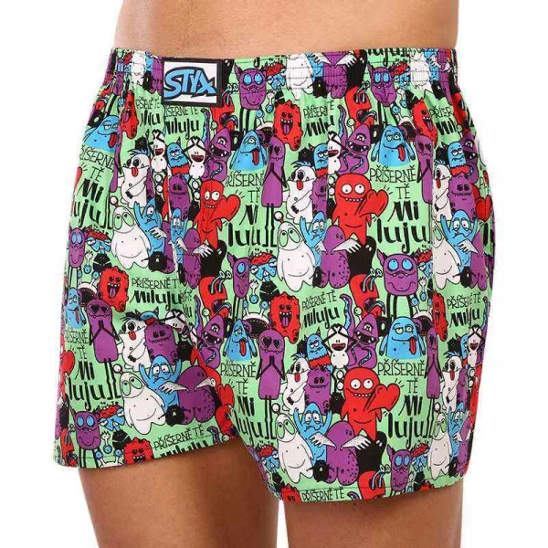 Pánske trenírky Styx art klasická guma nadrozmer príšerky (E1555) 5XL
