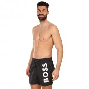 Pánske plavky BOSS čierné (50469602 007) M
