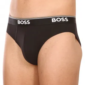 3PACK pánske slipy BOSS čierné (50475273 001) S