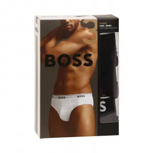3PACK pánske slipy BOSS čierné (50475273 001) S
