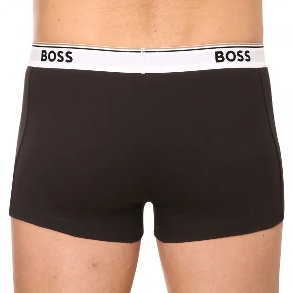 3PACK pánske boxerky BOSS čierné (50475274 994) M, trenky