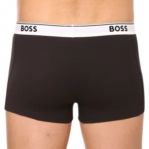 3PACK pánske boxerky BOSS čierné (50475274 994) M, trenky