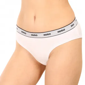 3PACK dámske nohavičky HUGO bielé (50469657 100) M