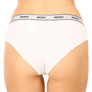3PACK dámske nohavičky HUGO bielé (50469657 100) M