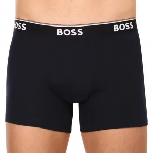 3PACK pánske boxerky BOSS tmavo modré (50475282 480) M, trenky