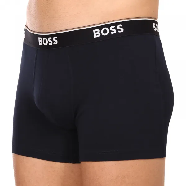 3PACK pánske boxerky BOSS tmavo modré (50475282 480) M, trenky
