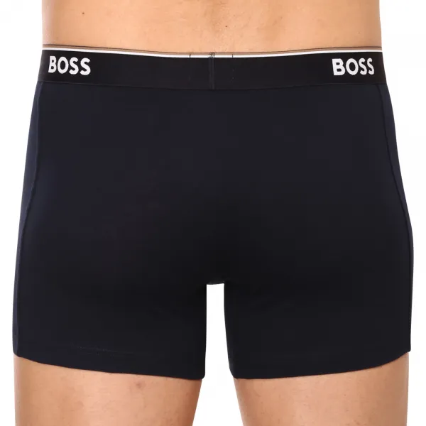 3PACK pánske boxerky BOSS tmavo modré (50475282 480) M, trenky