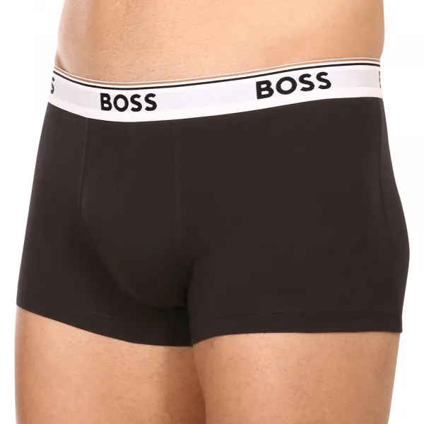 3PACK pánske boxerky BOSS čierné (50475274 994) M, trenky