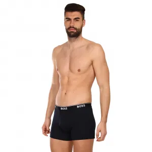 3PACK pánske boxerky BOSS tmavo modré (50475282 480) M, trenky