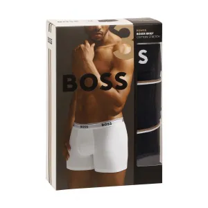 3PACK pánske boxerky BOSS tmavo modré (50475282 480) M, trenky