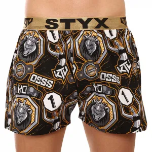 2PACK pánske trenírky Styx art / KTV športová guma (2BT1655) M