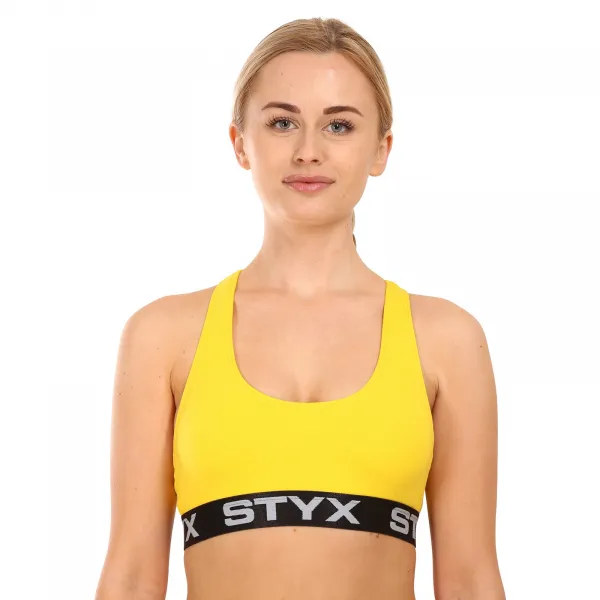 3PACK dámska podprsenka Styx šport viacfarebná (3IP96089) M