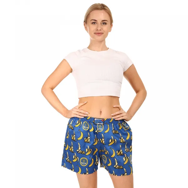 Dámske trenírky na spanie Styx banány (DTD1359) S
