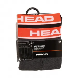 2PACK pánske boxerky HEAD viacfarebné (701202741 011) M, trenky