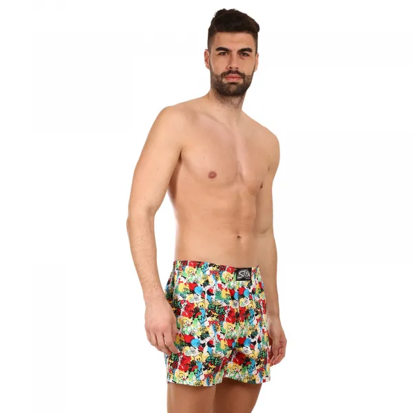 Pánske trenírky Styx premium art klasická guma emoji (AP954) S