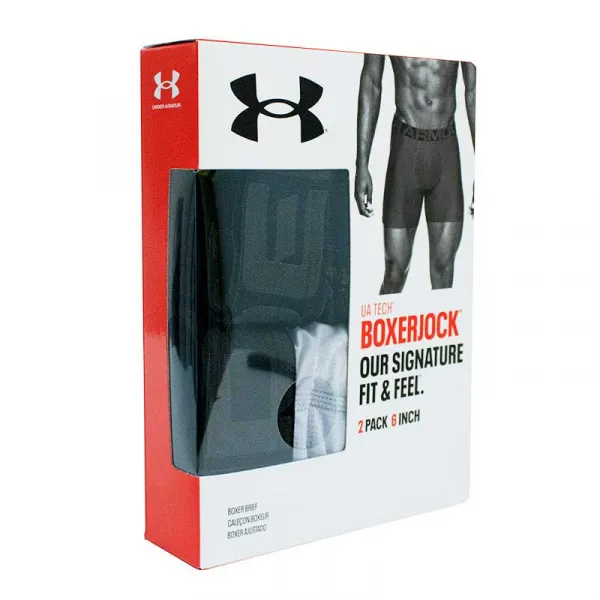 2PACK pánské boxerky Under Armour sivé (1363622 011) M, trenky