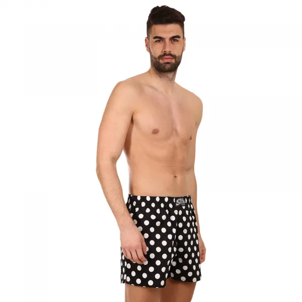 Pánske trenírky Styx premium art klasická guma bodky (AP1055) S