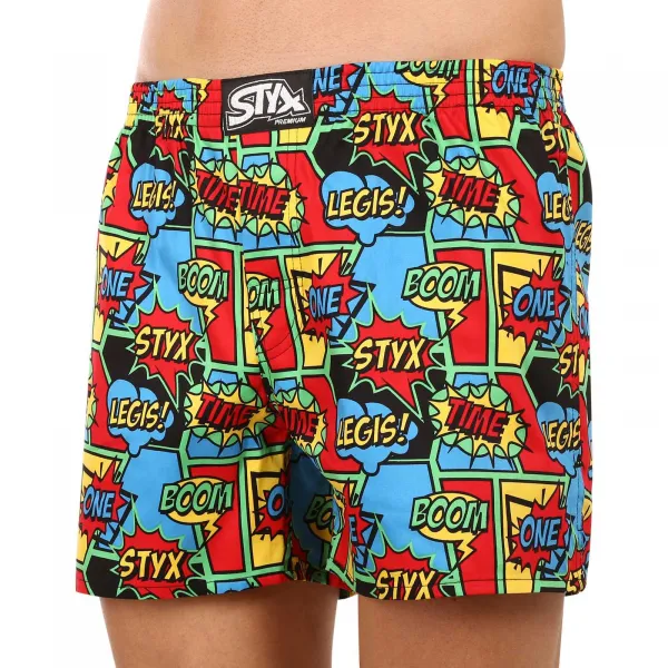 Pánske trenírky Styx premium art klasická guma boom (AP955) S