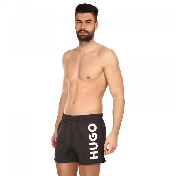 Pánske plavky HUGO čierné (50469303 001) L