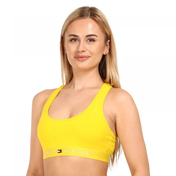 Dámska podprsenka Tommy Hilfiger žltá (UW0UW04143 ZGS) S