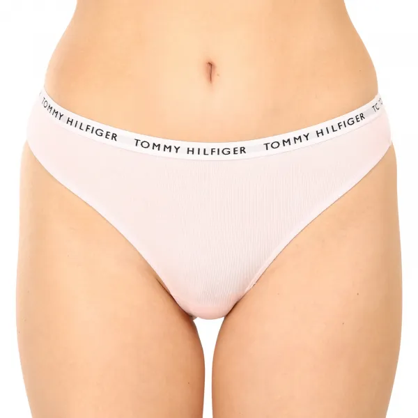 3PACK dámske tangá Tommy Hilfiger viacfarebná (UW0UW04558 0Y3) M