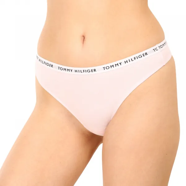 3PACK dámske tangá Tommy Hilfiger viacfarebná (UW0UW04558 0Y3) M