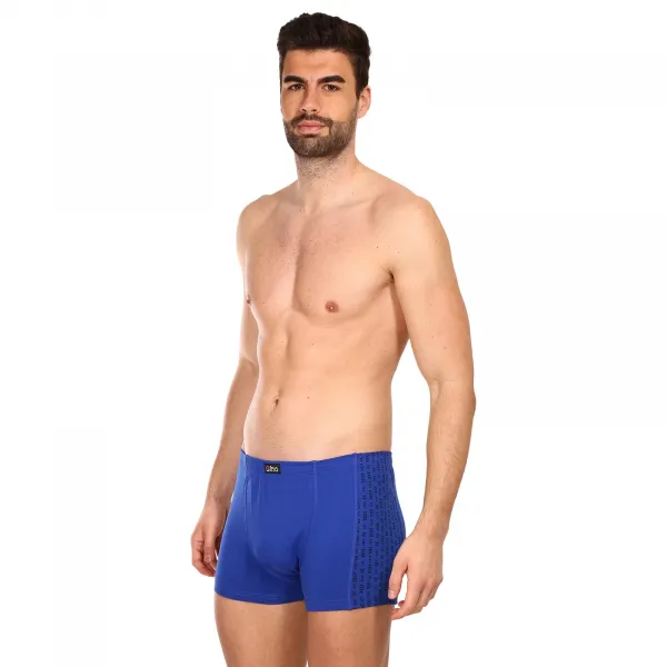 Pánske boxerky Gino modre (73117) M, trenky