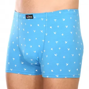 Pánske boxerky Gino modre (73114) S, trenky