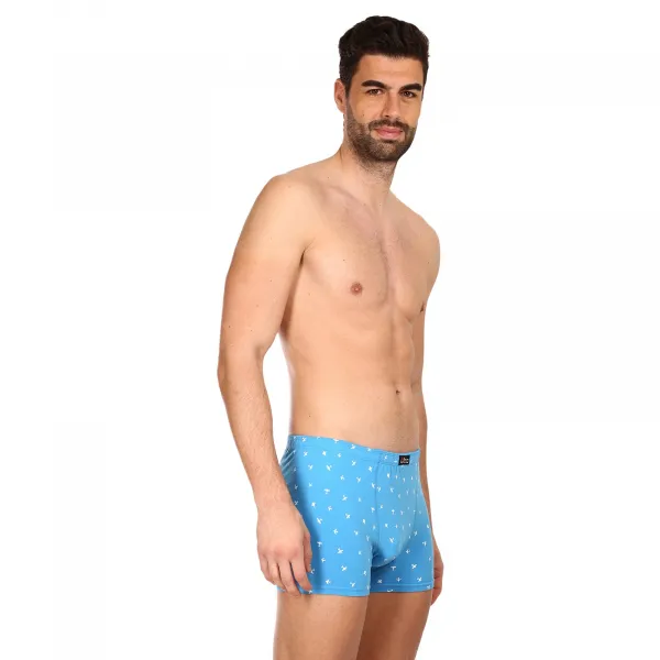 Pánske boxerky Gino modre (73114) S, trenky