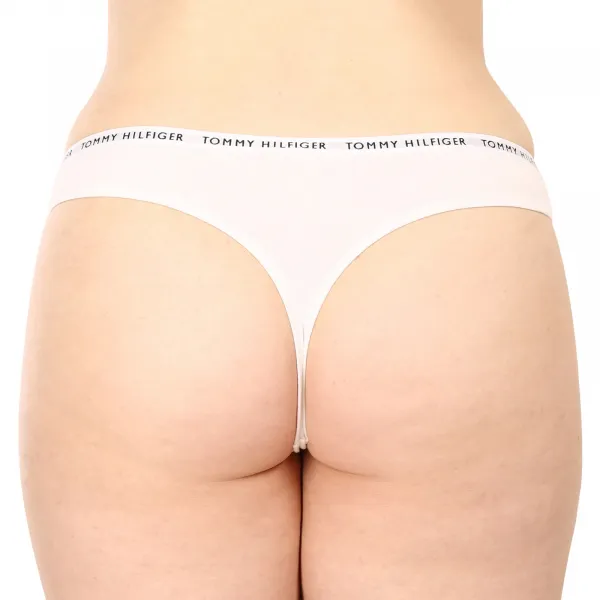 3PACK dámske tangá Tommy Hilfiger nadrozmer viacfarebné (UW0UW04558 0Y3) 3XL