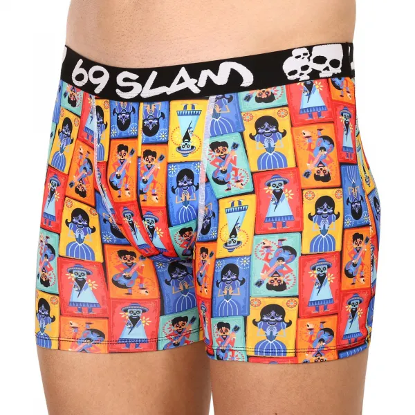 Pánske boxerky 69SLAM fit mex card dylan (MBYMAD-PO) M, trenky