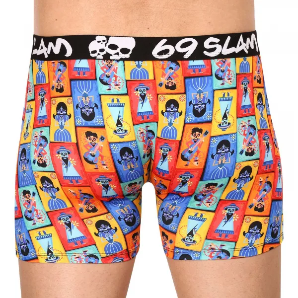 Pánske boxerky 69SLAM fit mex card dylan (MBYMAD-PO) M, trenky
