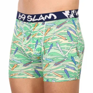 Pánske boxerky 69SLAM fit bamboo vegan 420 colton (MPBVGN-BB) M, trenky