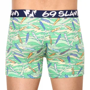 Pánske boxerky 69SLAM fit bamboo vegan 420 colton (MPBVGN-BB) M, trenky