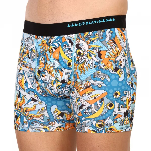 Pánske boxerky 69SLAM fit exotic sea dylan (MBYEXS-PO) M, trenky