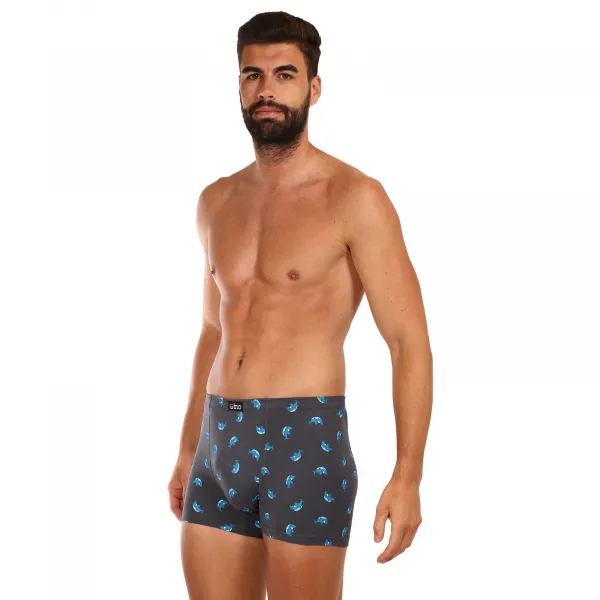 Pánske boxerky Gino sivé (73121) M, trenky