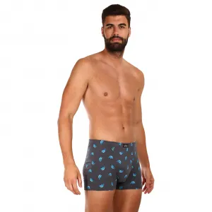 Pánske boxerky Gino sivé (73121) M, trenky
