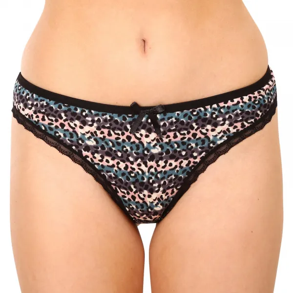 5PACK dámske tangá Fine woman viacfarebná (807) M