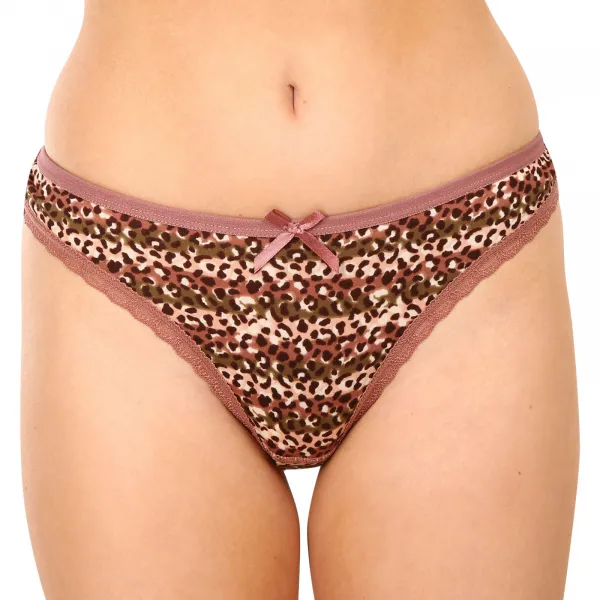 5PACK dámske tangá Fine woman viacfarebná (807) M