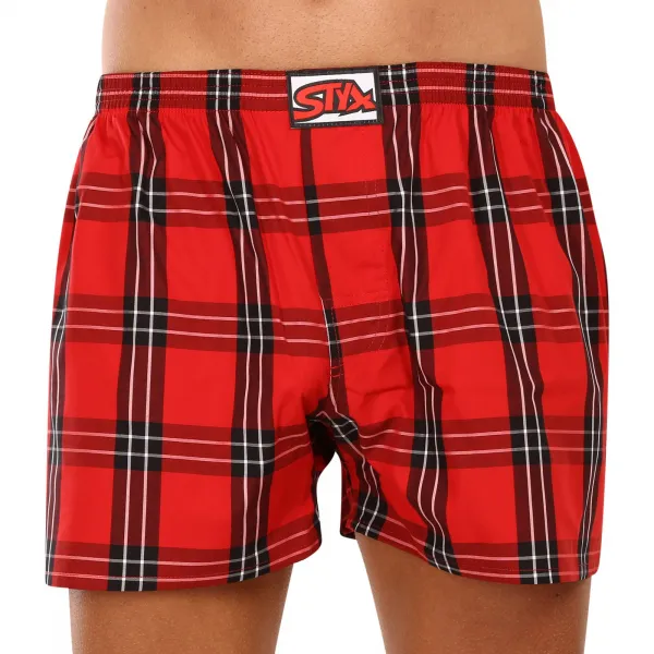 3PACK pánske trenky Styx klasická guma viacfarebné (3A100116) S, trenírky